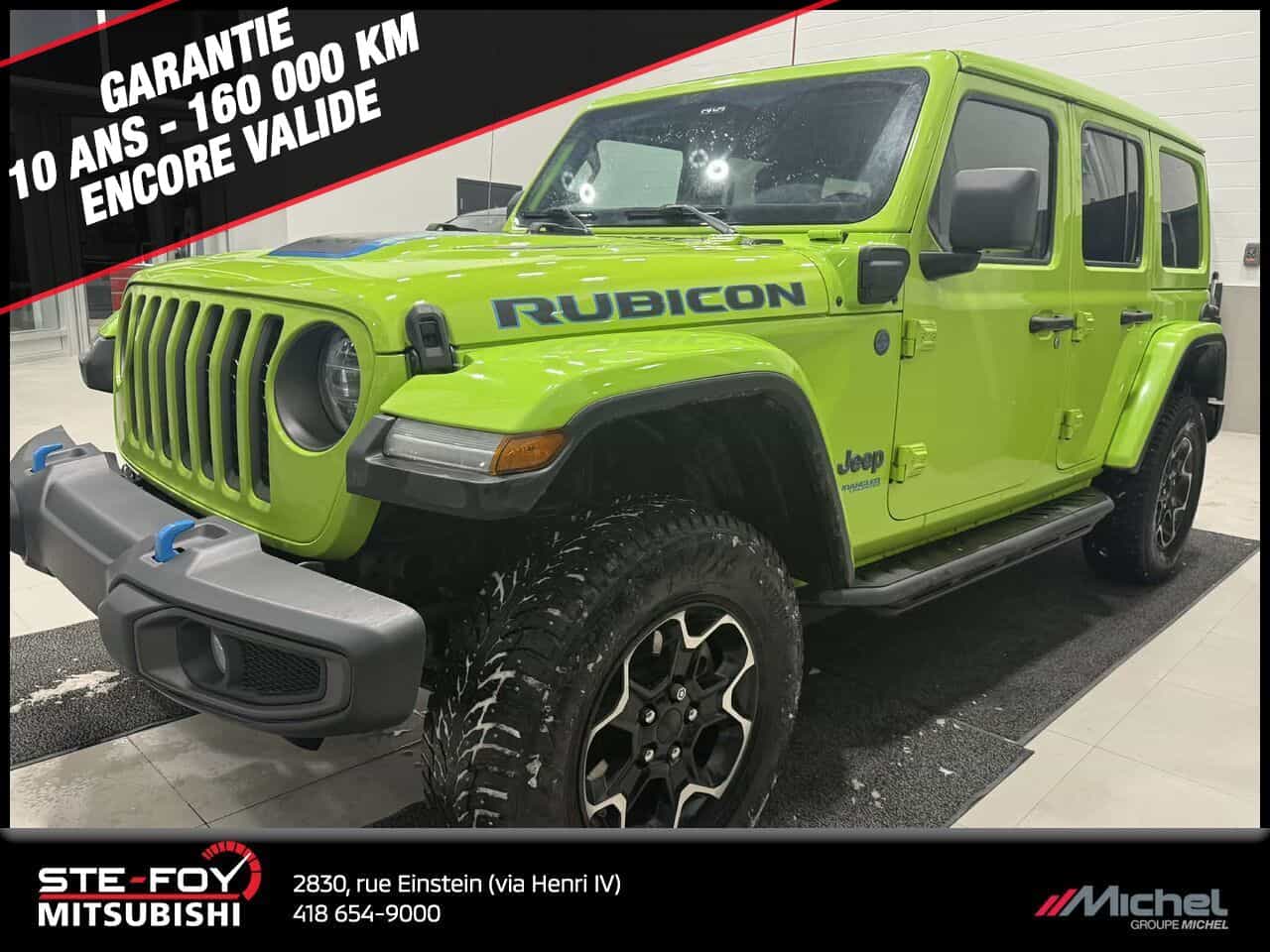 2021 Jeep Wrangler 4XE Unlimited Rubicon 4x4 Hybride Branchable - Image 1